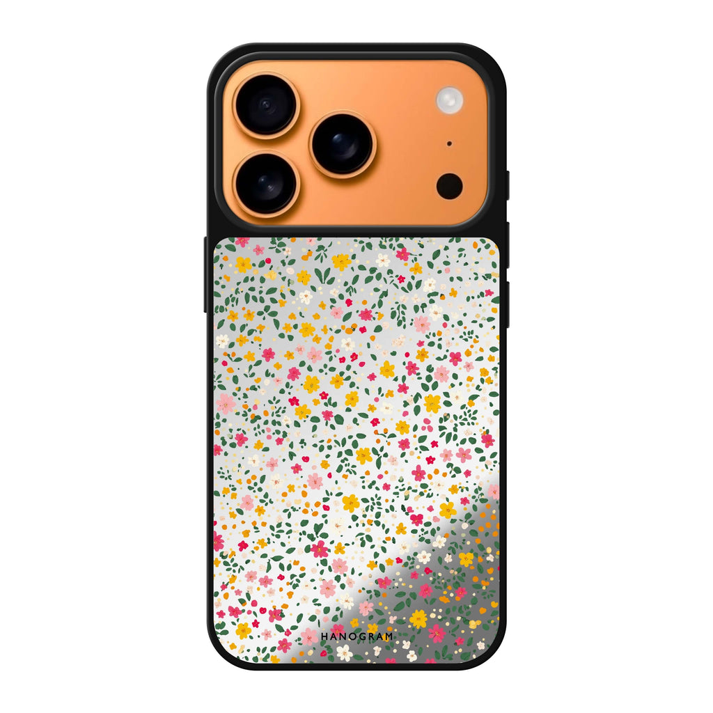 Petite Bloom spring flower floral iPhone 17 Pro Max mirror case