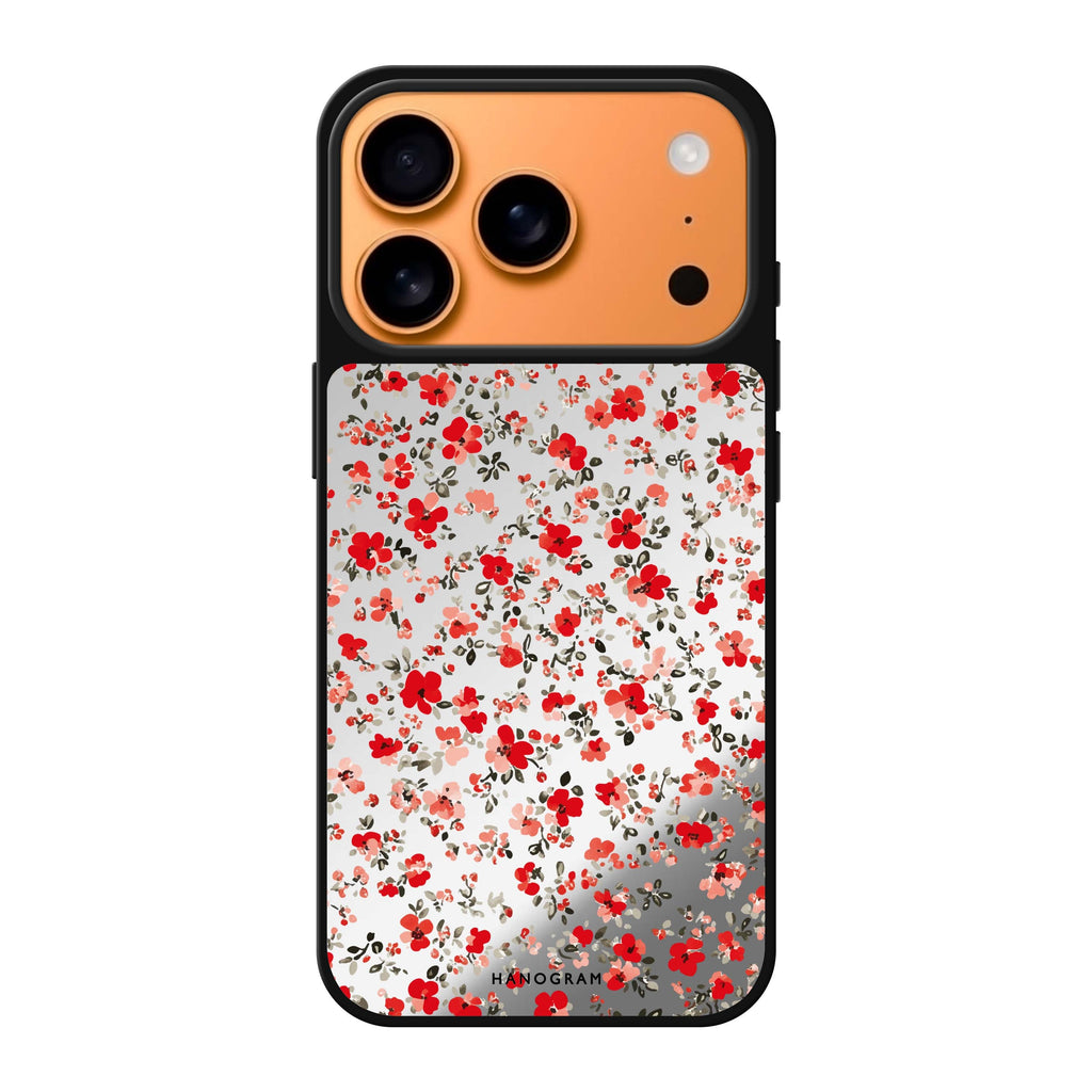 Tiny Bloom spring flower floral iPhone 17 Pro Max mirror case