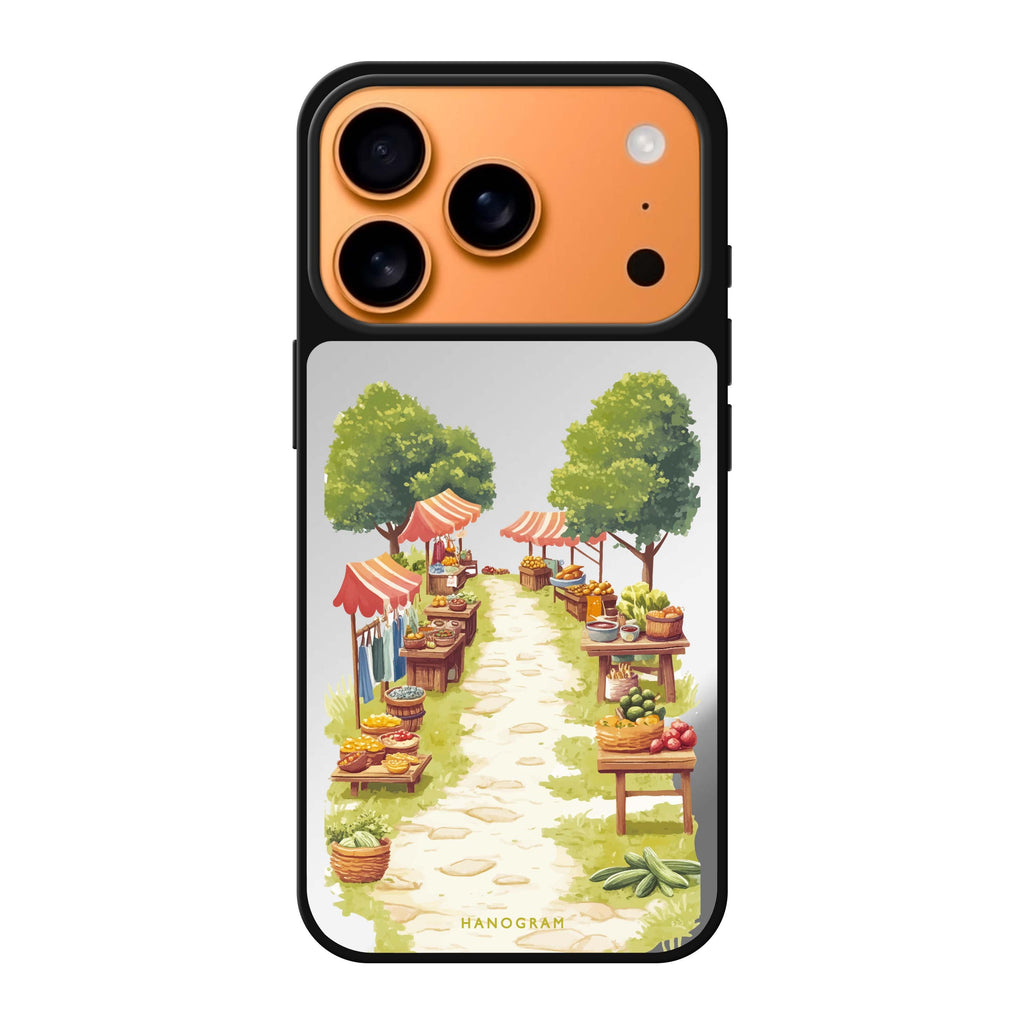 Market Lane travel iPhone 17 Pro Max mirror case
