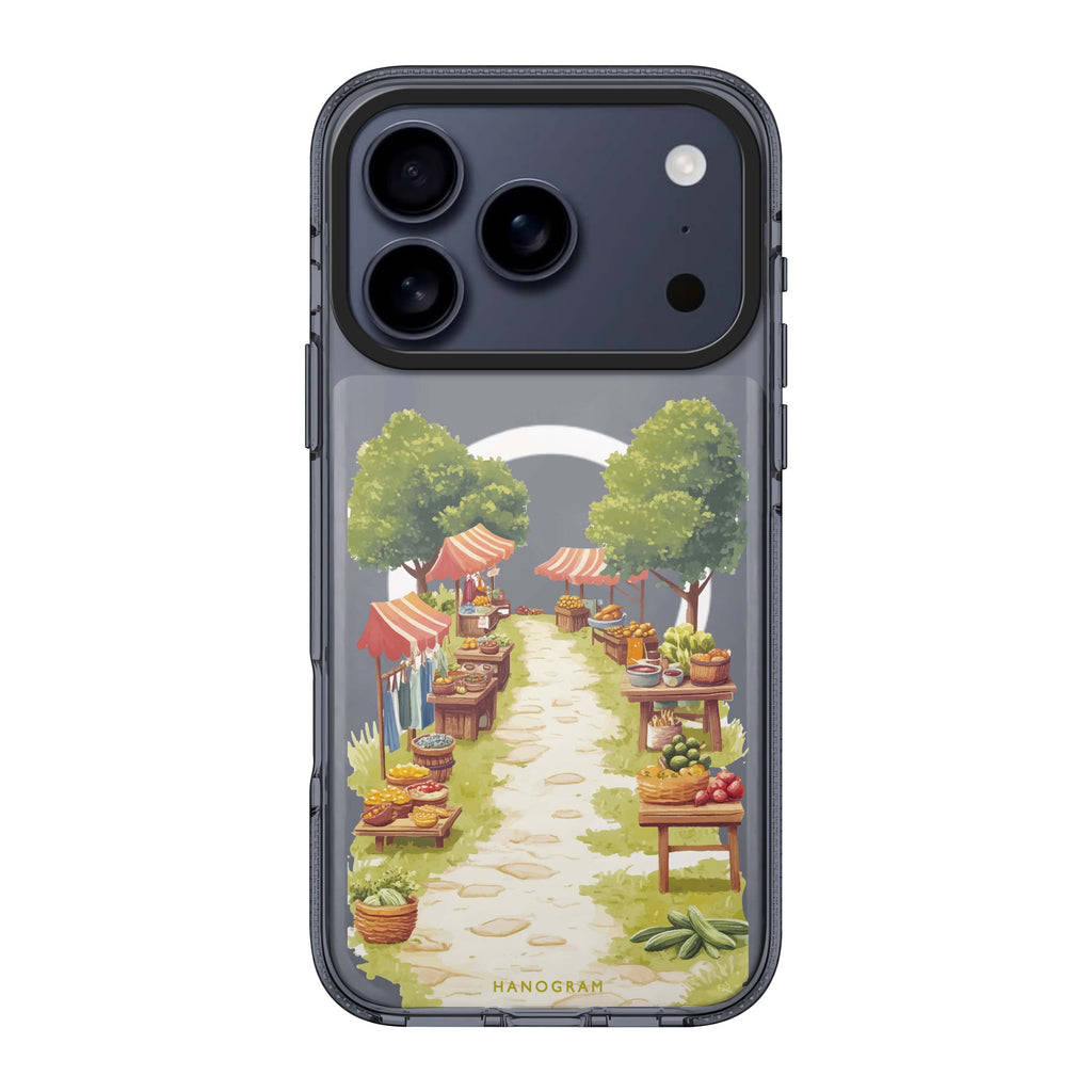 Market Lane travel iPhone 17 Pro Max ultra clear case
