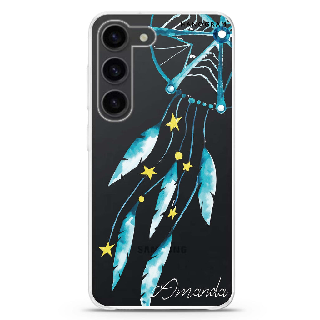 Secret of Five personalized ultra-clear case for Samsung Galaxy S23/S22, front view