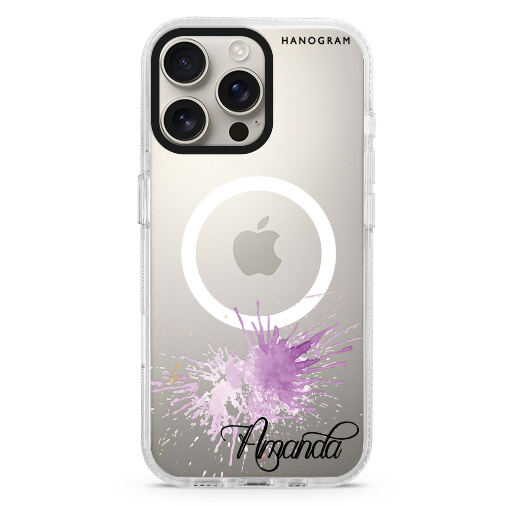 Abstract Doodles MagSafe Compatible iPhone 16 Pro Ultra Clear Case - Personalized and Stylish Protection
