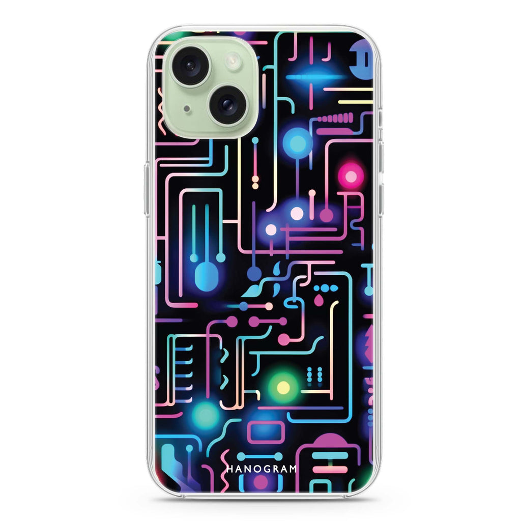 Glow Spectrum iPhone 15 Plus MagSafe Compatible Ultra Clear Case
