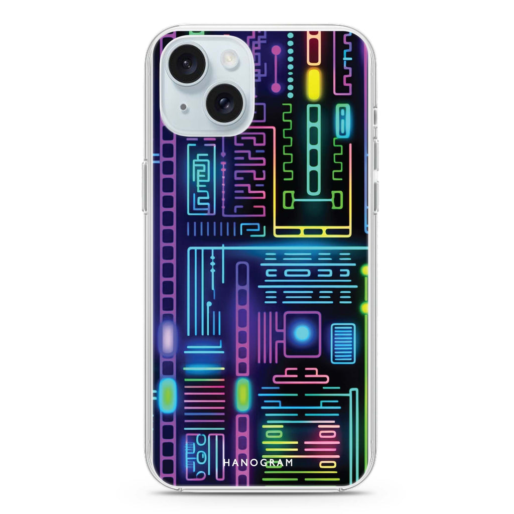 Neon Nova iPhone Ultra Clear Case