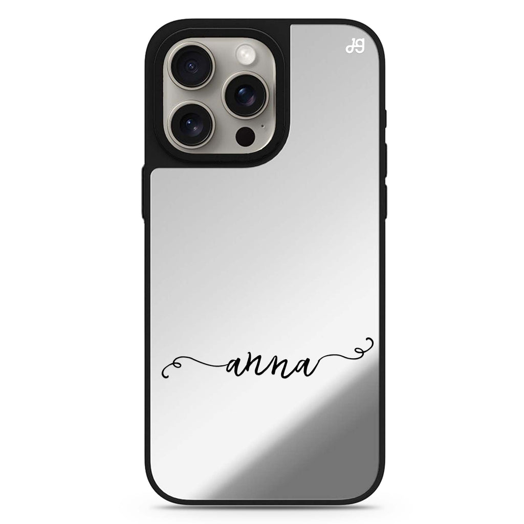 Vine personalized name MagSafe mirror case for iPhone 16/15/14 Pro Max and Pro, main view