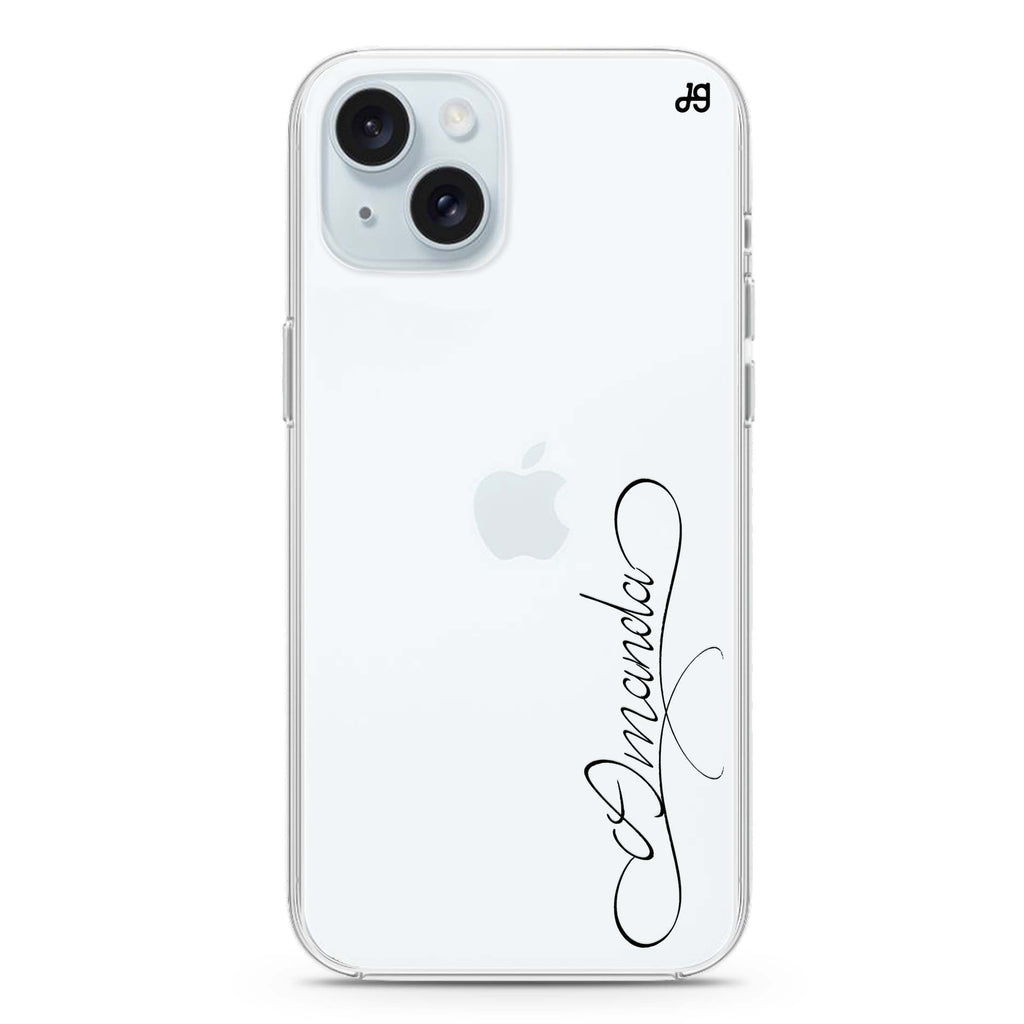 Cursive I iPhone Ultra Clear Case