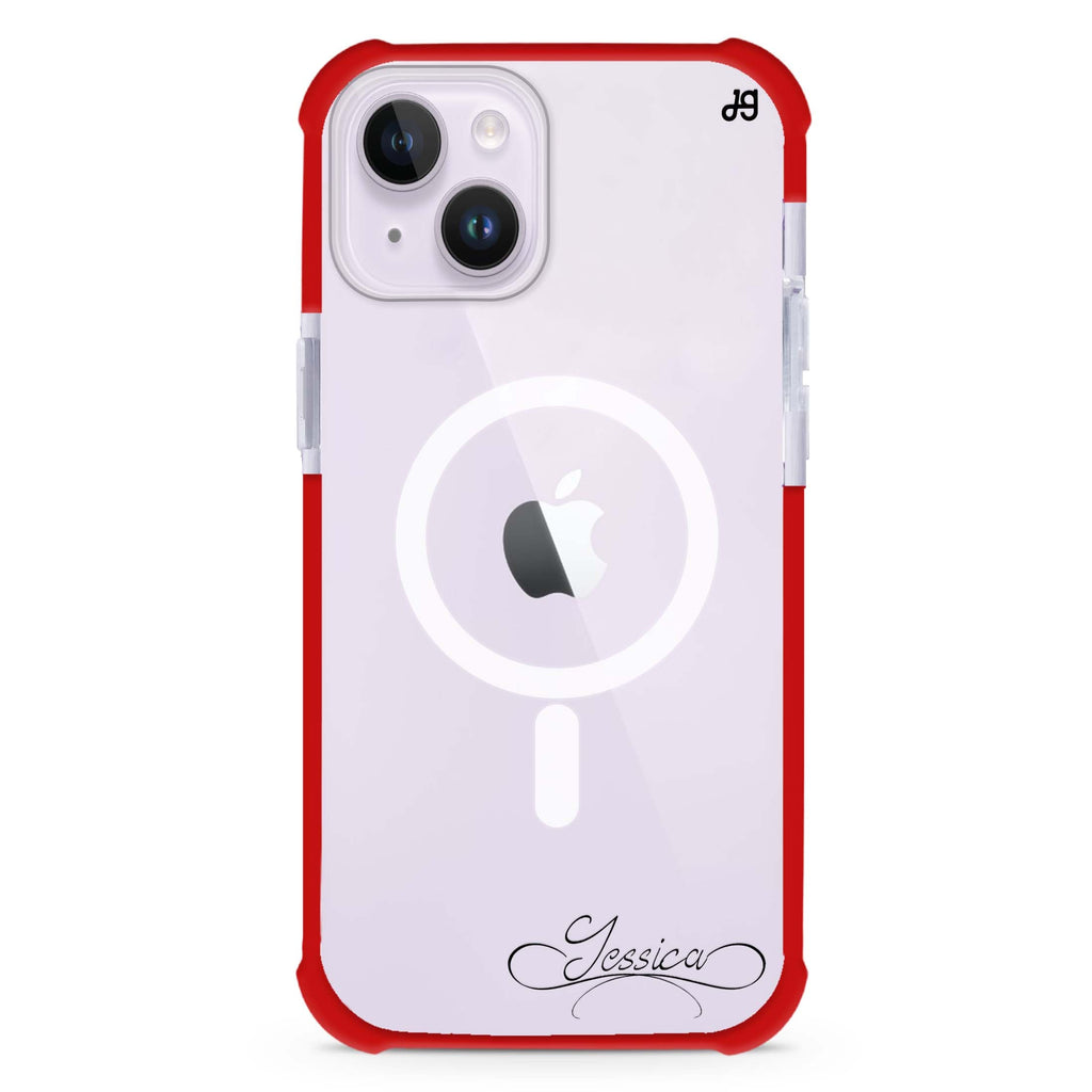 Cursive II iPhone 15 Plus MagSafe Compatible Ultra Shockproof Case