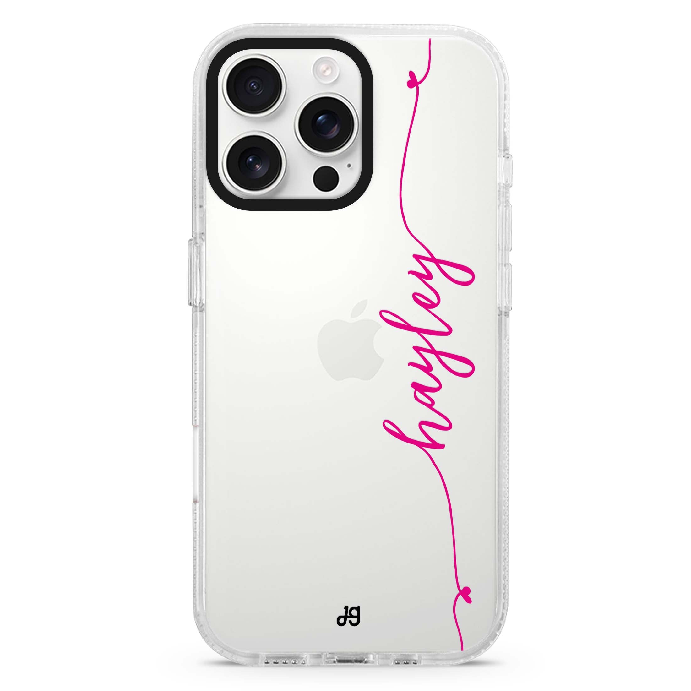 Heart Word iPhone 16 Pro Max Ultra Clear Case