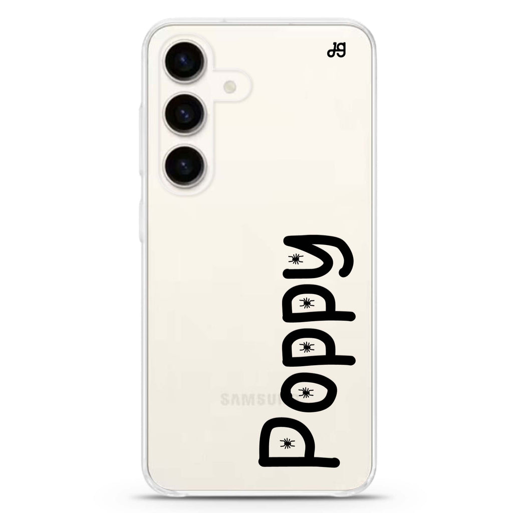 Haunted Lettering Samsung Galaxy Ultra Clear Case