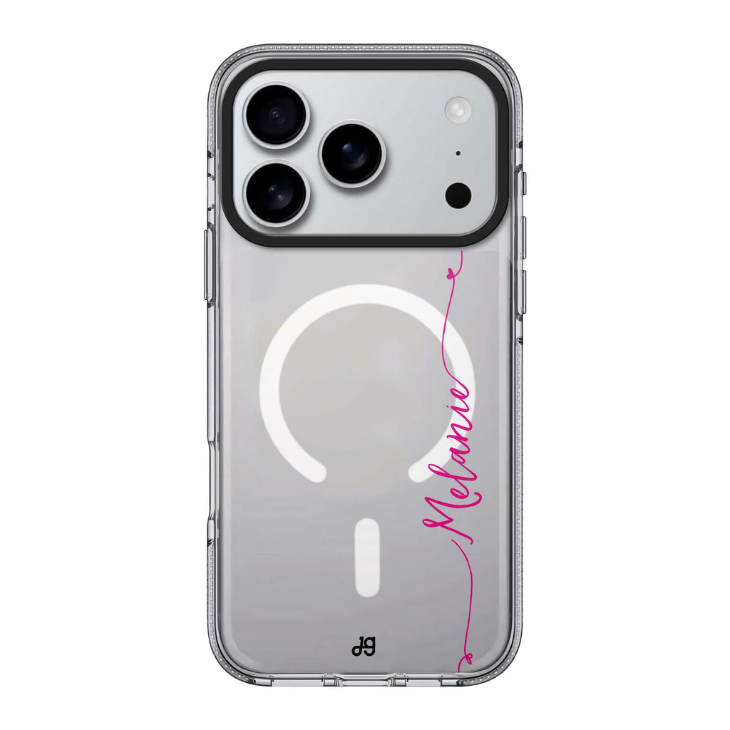 Heart Word personalized name heart romantic Valentine iPhone 17 Pro Max ultra clear case