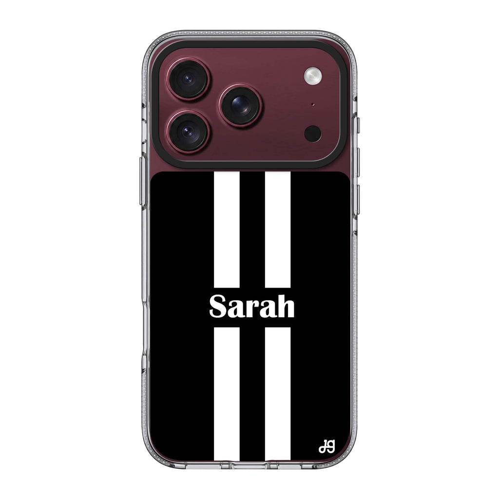 Black and white Stripes Ultra Clear Case