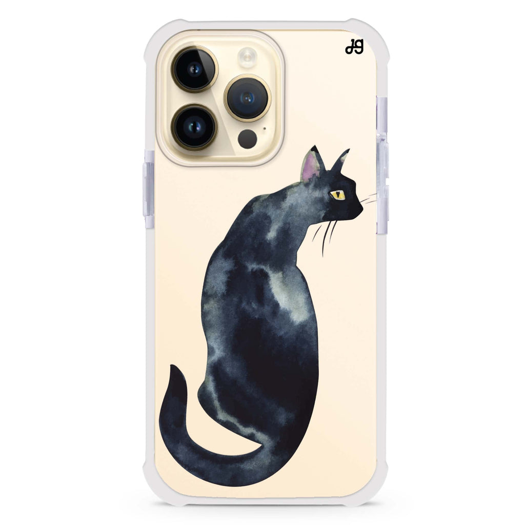 Watercolour Cat iPhone 15 Pro Ultra Shockproof Case