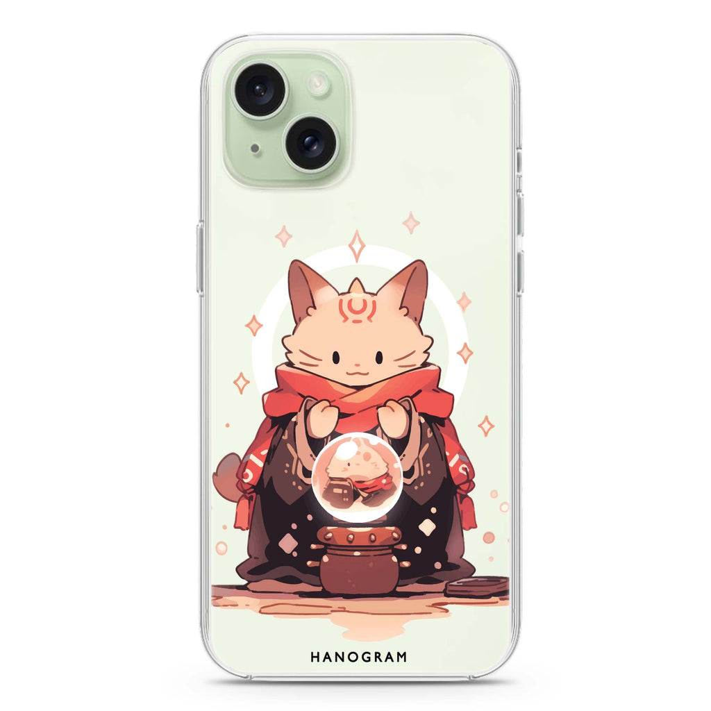 Mystic Feline iPhone 15 Plus MagSafe Compatible Ultra Clear Case