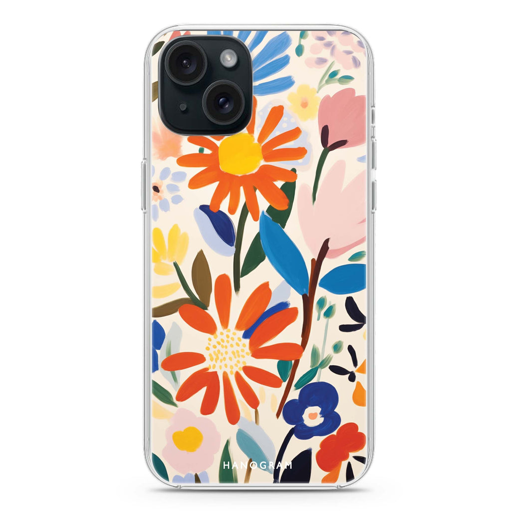 Bloom Brushwork iPhone Ultra Clear Case