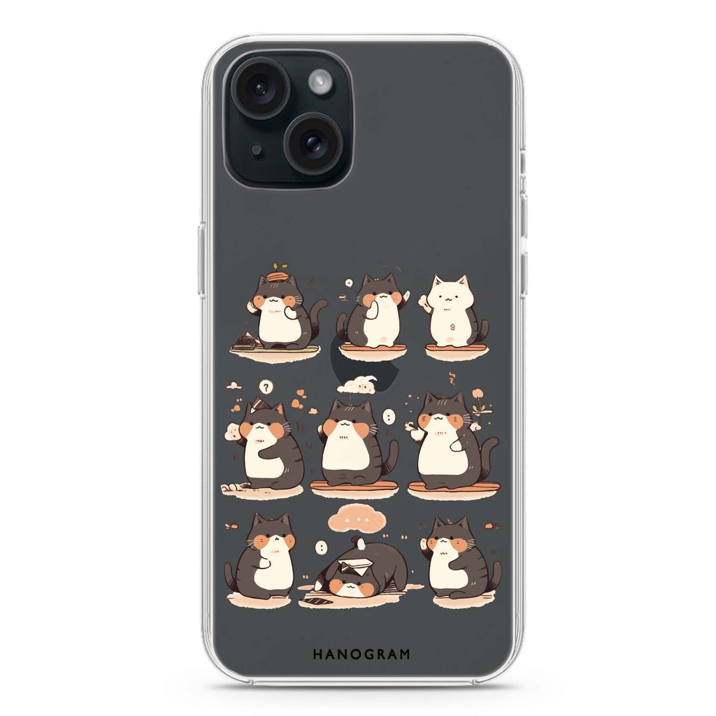 Zen Meowster iPhone Ultra Clear Case