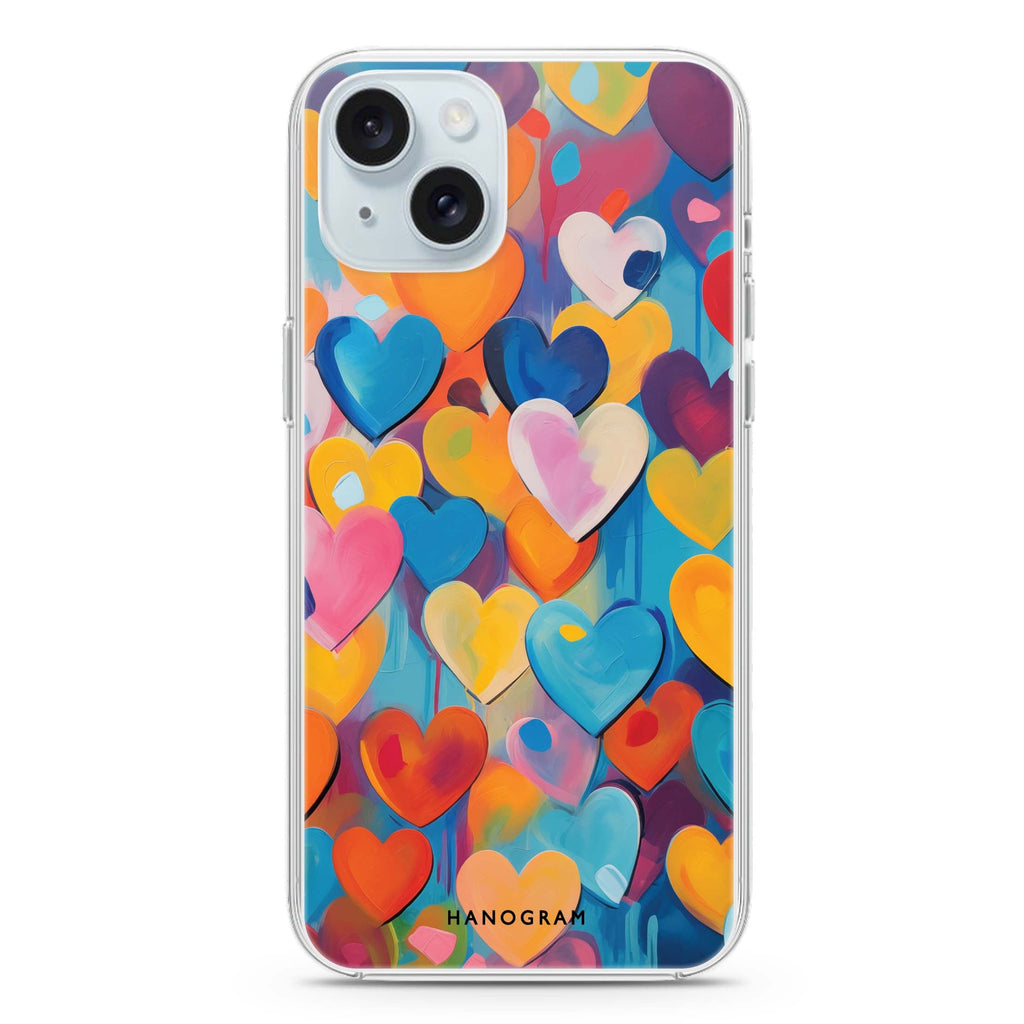 Heartflow Elegance iPhone 15 Plus Ultra Clear Case