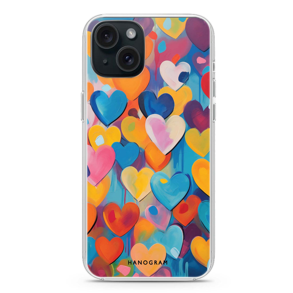 Heartflow Elegance iPhone 15 Plus MagSafe Compatible Ultra Clear Case