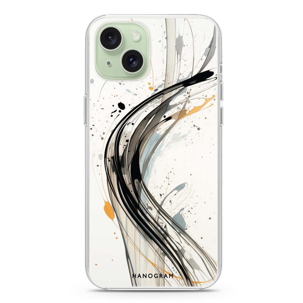 Streak Elegance iPhone 15 Plus MagSafe Compatible Ultra Clear Case
