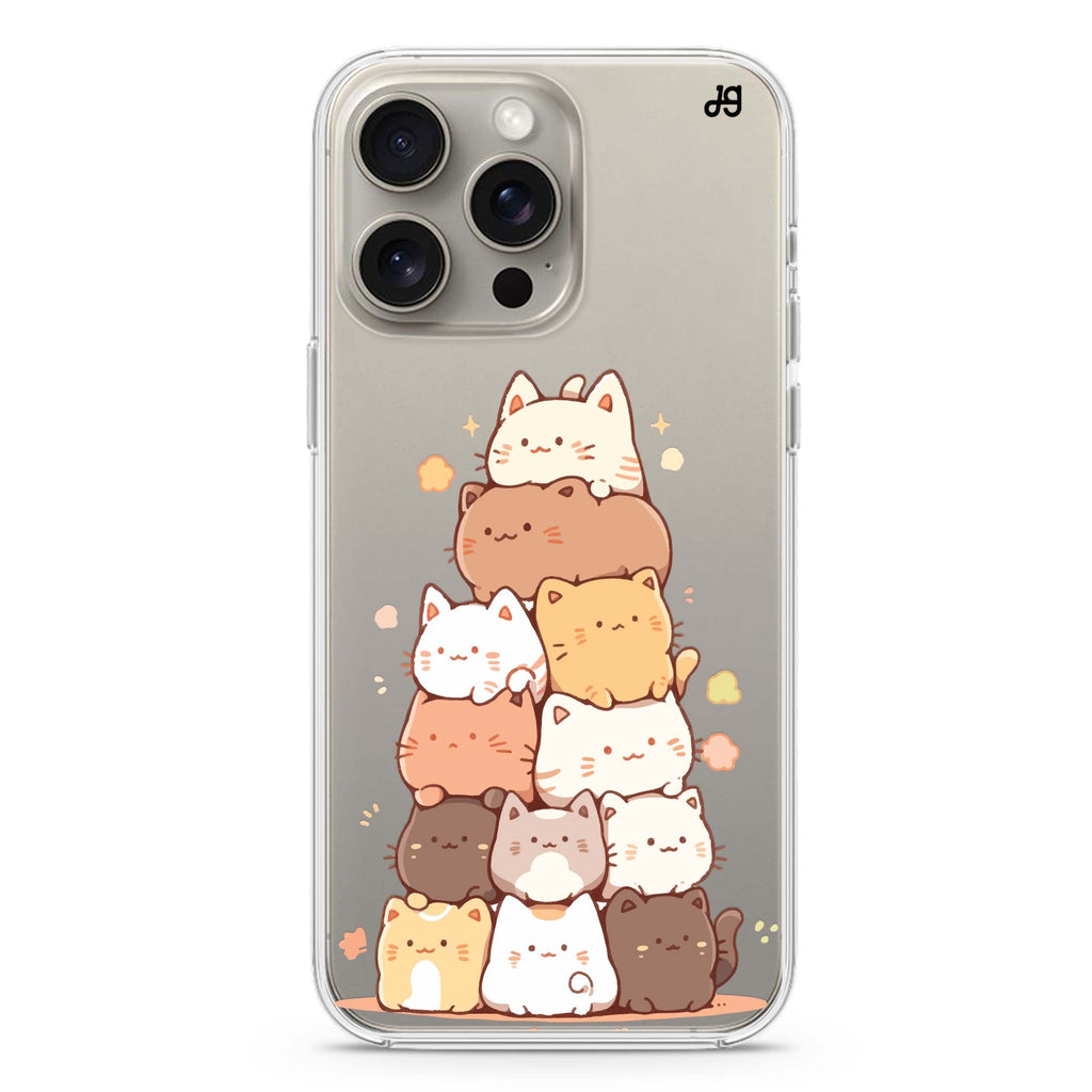 Kitty Cluster iPhone Ultra Clear Case