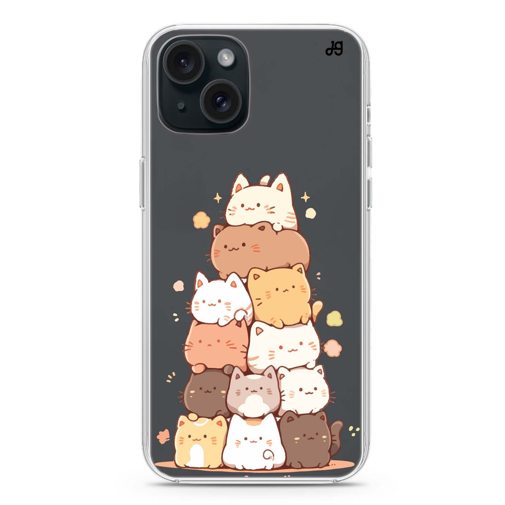 Kitty Cluster iPhone Ultra Clear Case