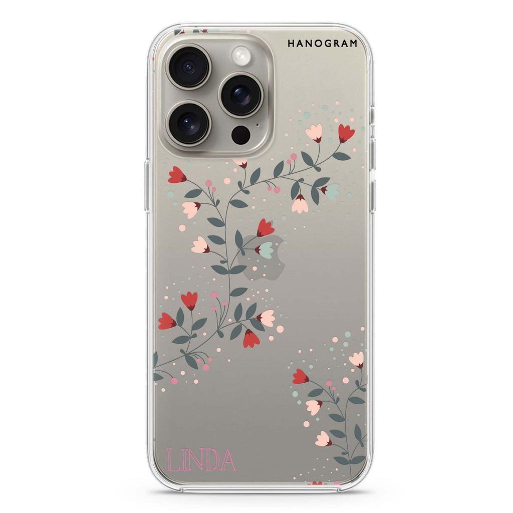 Floral Chain iPhone Ultra Clear Case