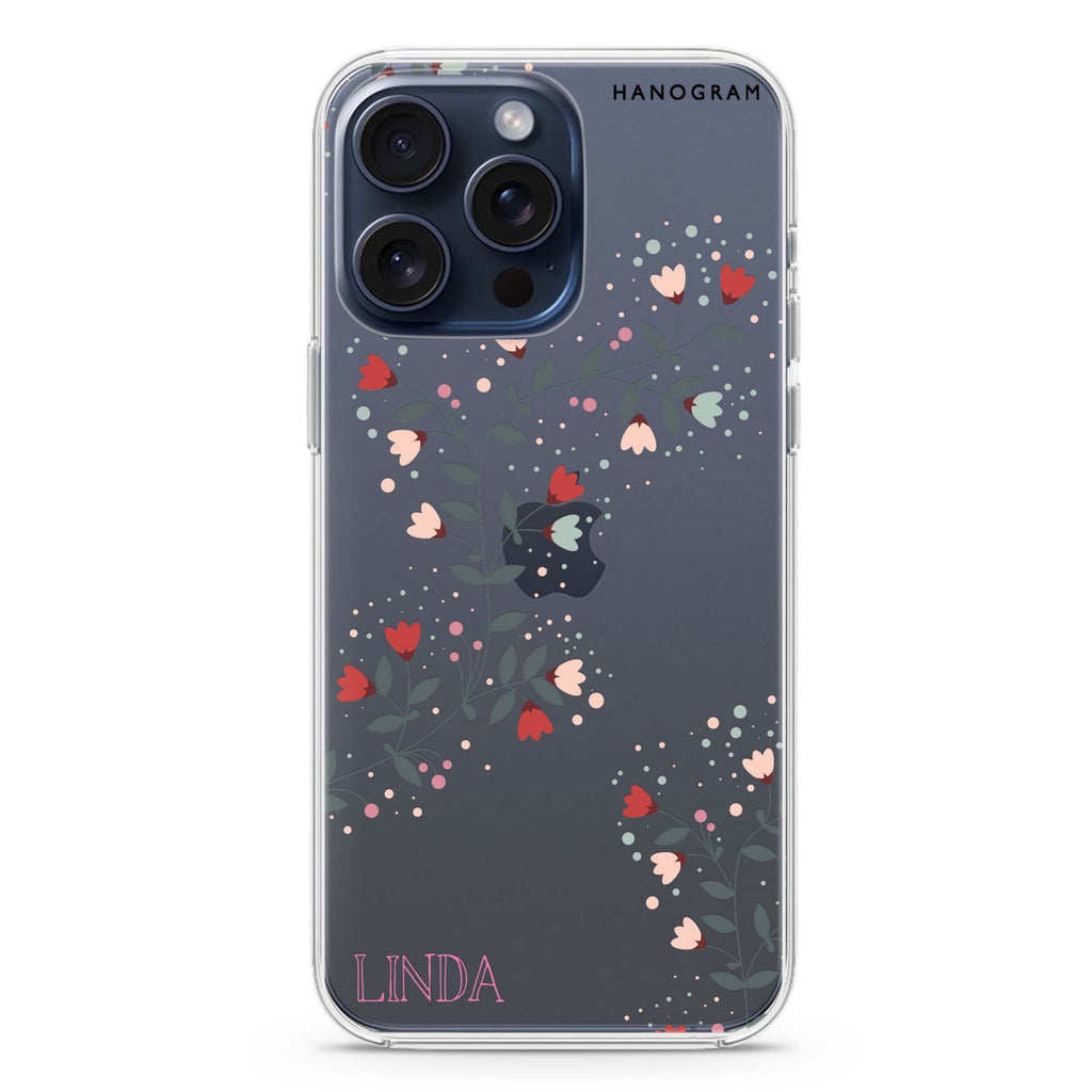 Floral Chain iPhone Ultra Clear Case