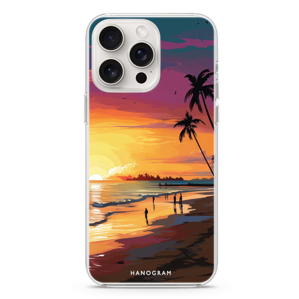 Sunset Glow iPhone Ultra Clear Case