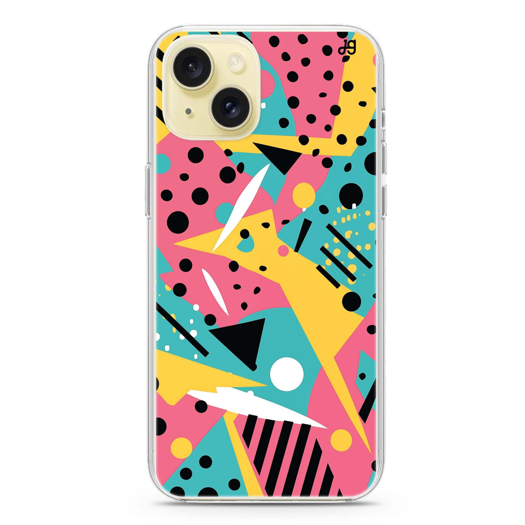 Pop Pastels iPhone 15 Plus Ultra Clear Case