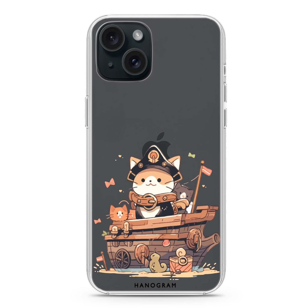 Buccaneer Kitty iPhone 15 Plus Ultra Clear Case