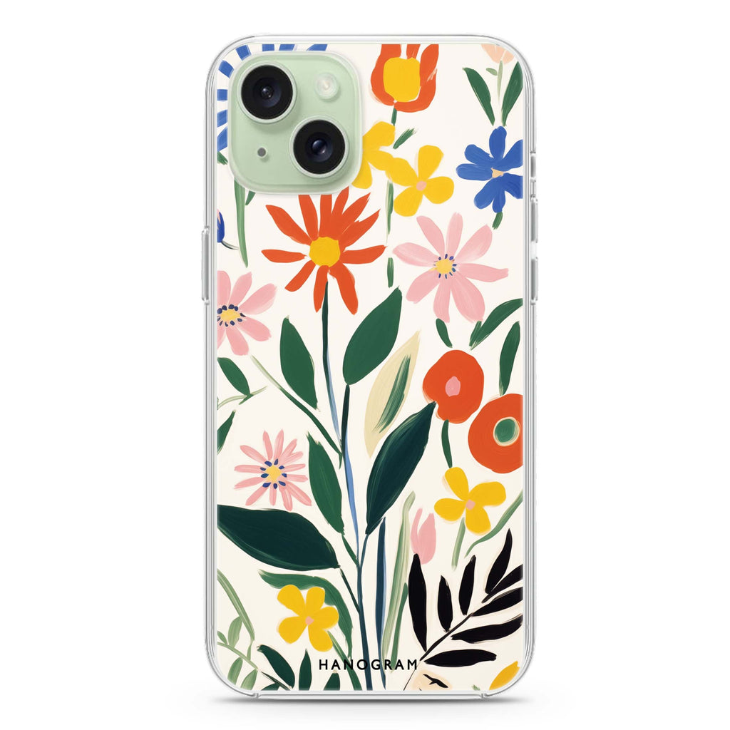 Floral Impressions iPhone 15 Plus MagSafe Compatible Ultra Clear Case