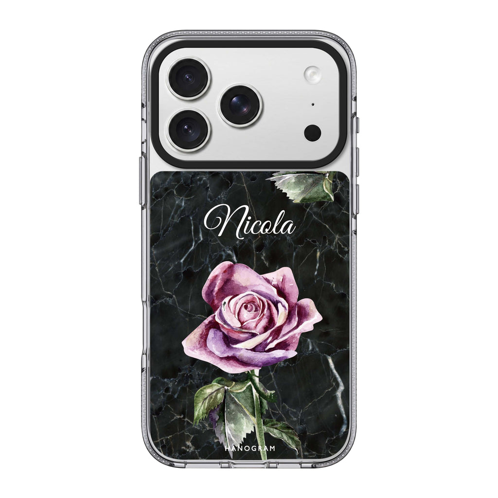 Black Marble Ultra Clear Case