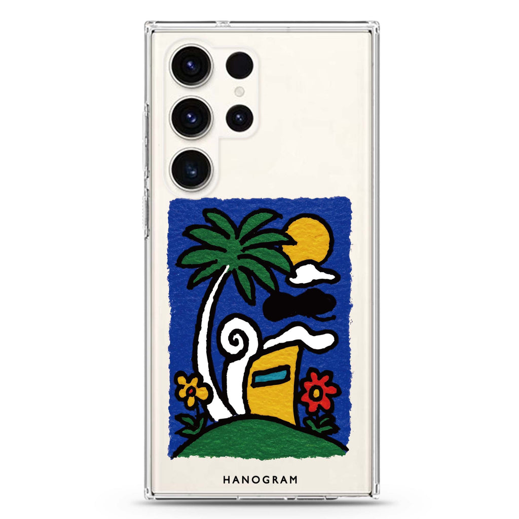 Golden Sun Seal Samsung Galaxy S26/S25/S24/S23/S22 Ultra ultra clear case, transparent design, main view