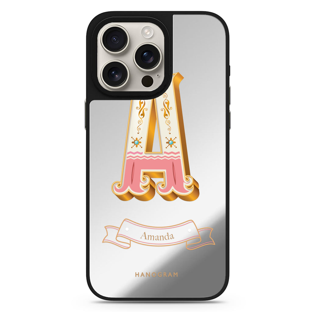 Circus Monogram MagSafe compatible mirror case for iPhone 16/15/14 Pro Max and Pro, main view