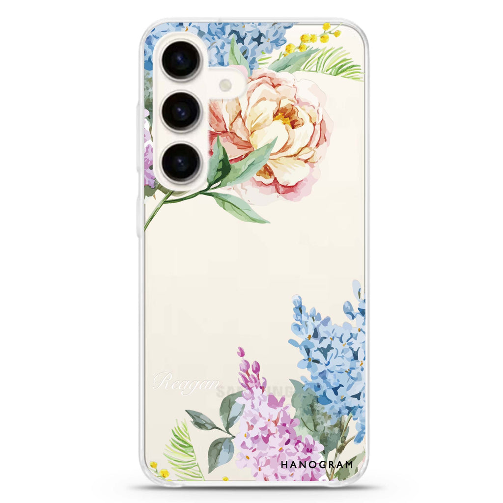 Tropical Floral Samsung Galaxy Ultra Clear Case