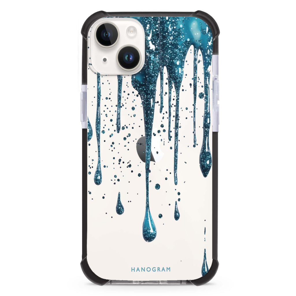 Aqua Shimmer iPhone 15 Plus Ultra Shockproof Case