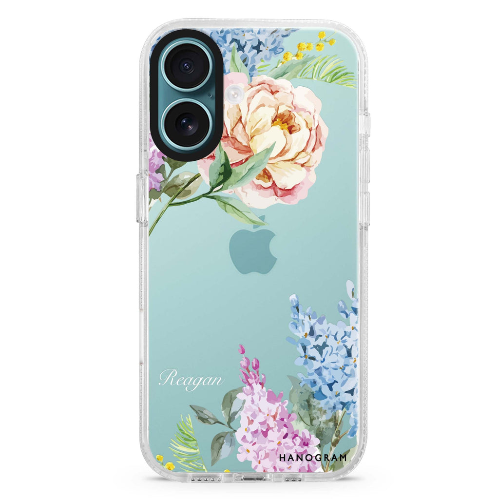 Tropical Floral iPhone 16 Plus Ultra Clear Case