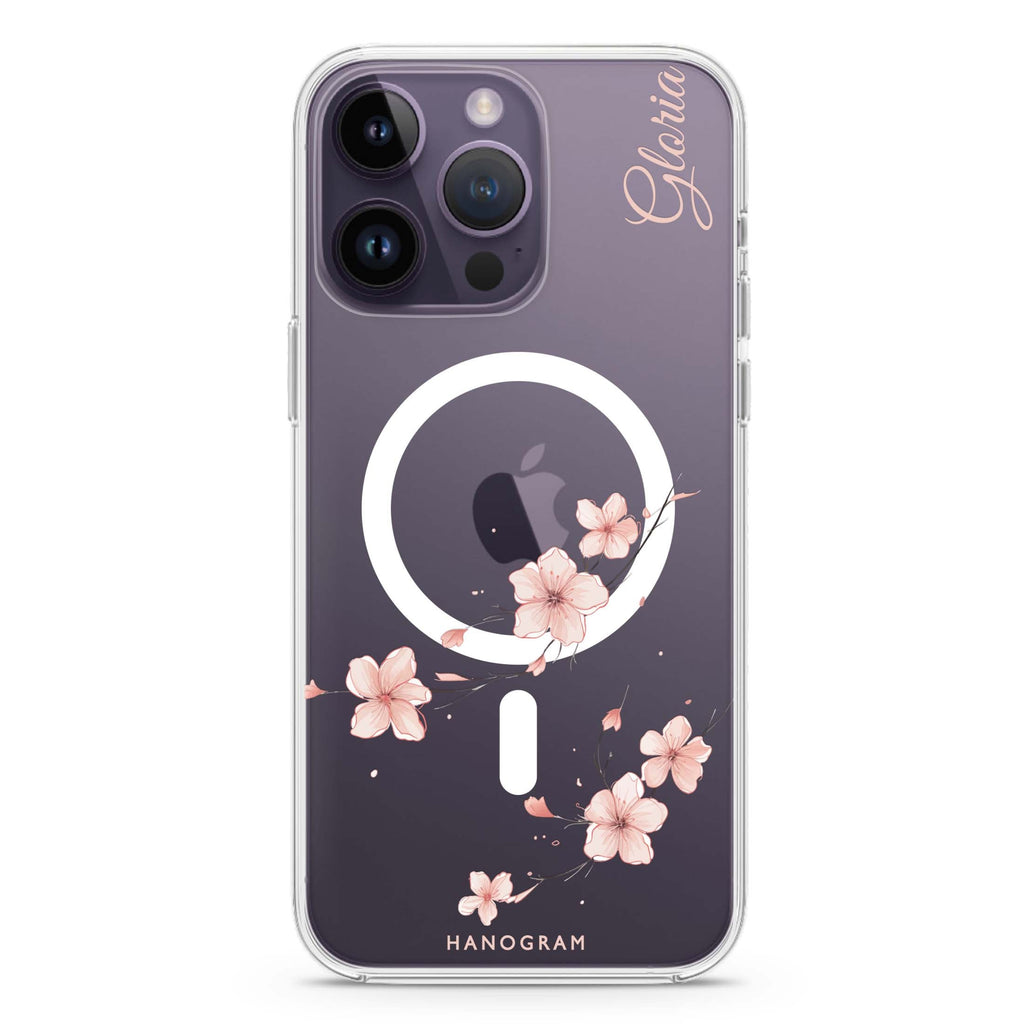 Sakura Spirit iPhone 14 Pro Max MagSafe Compatible Ultra Clear Case