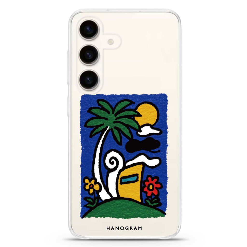 Golden Sun Seal Samsung Galaxy Ultra Clear Case