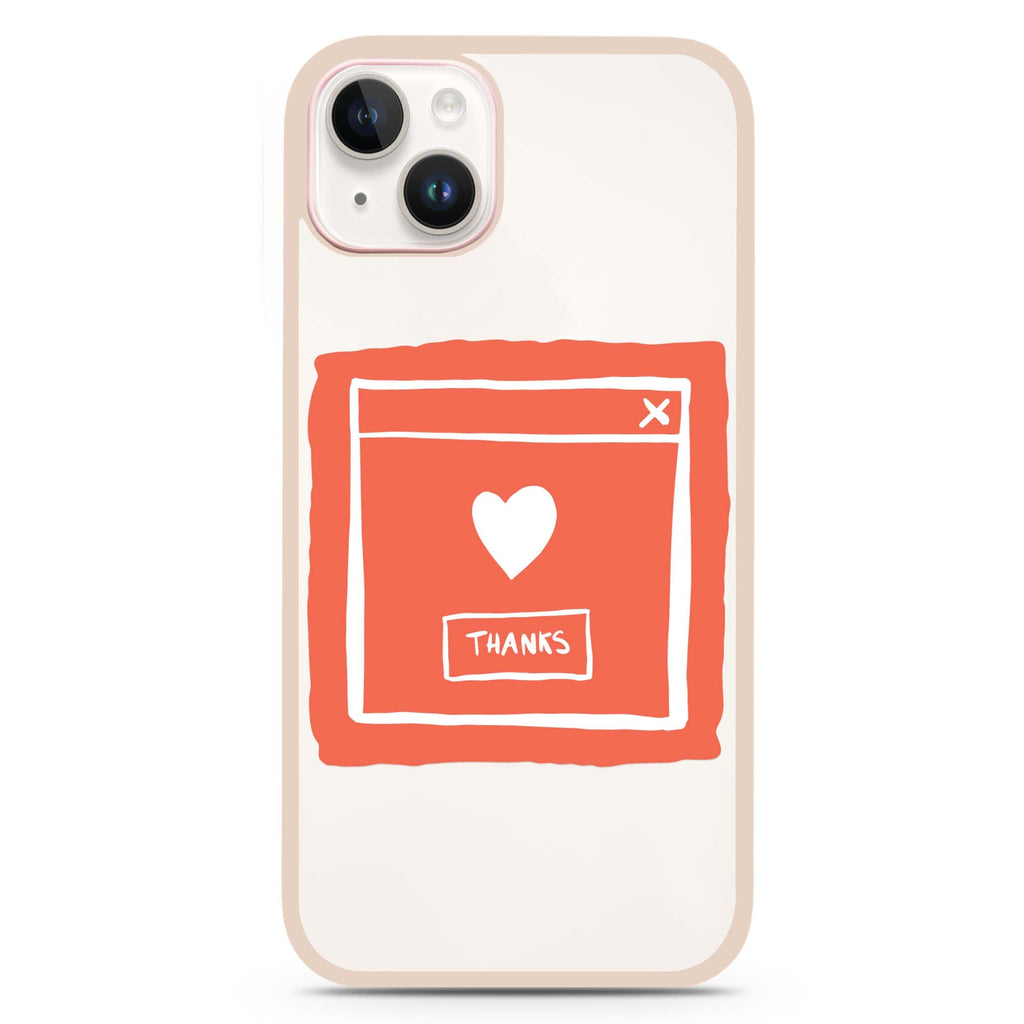Sweet THANKS iPhone 15 Plus Impact Guard Bumper Case