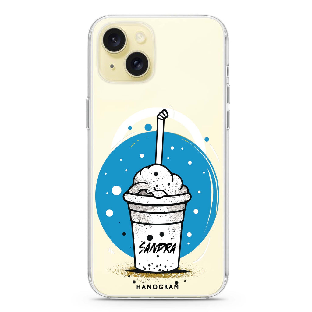 Frosty Delight iPhone 15 Plus MagSafe Compatible Ultra Clear Case