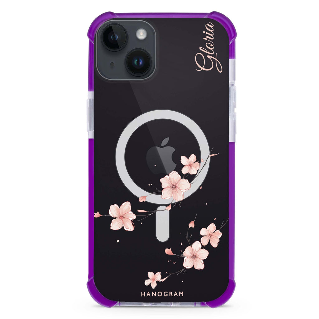 Sakura Spirit iPhone 15 Plus MagSafe Compatible Ultra Shockproof Case