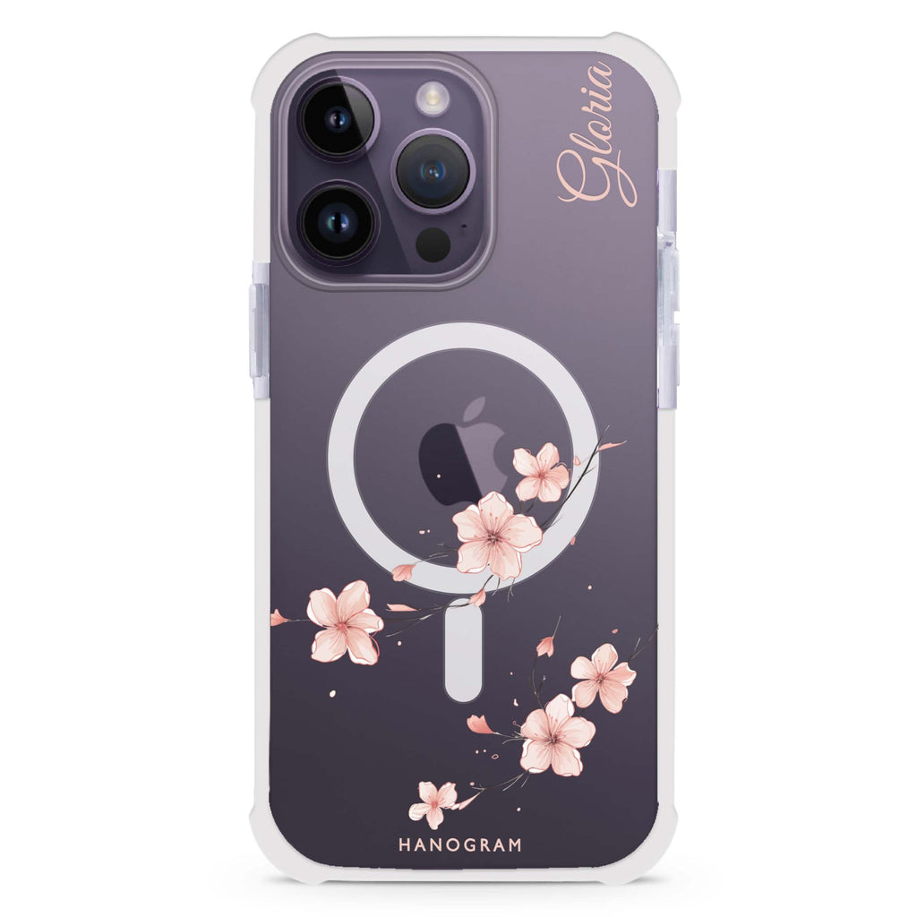 Sakura Spirit iPhone 15 Pro MagSafe Compatible Ultra Shockproof Case