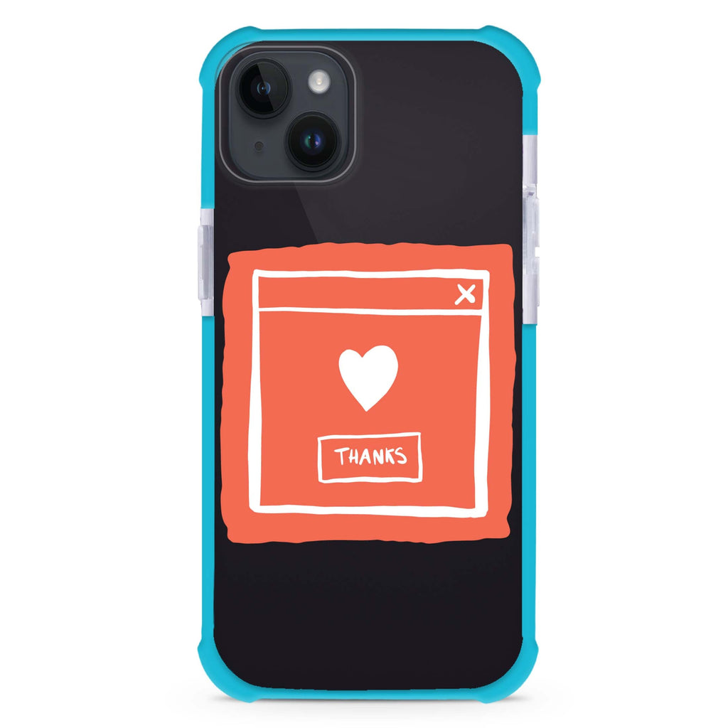 Sweet THANKS iPhone 15 Plus Ultra Shockproof Case