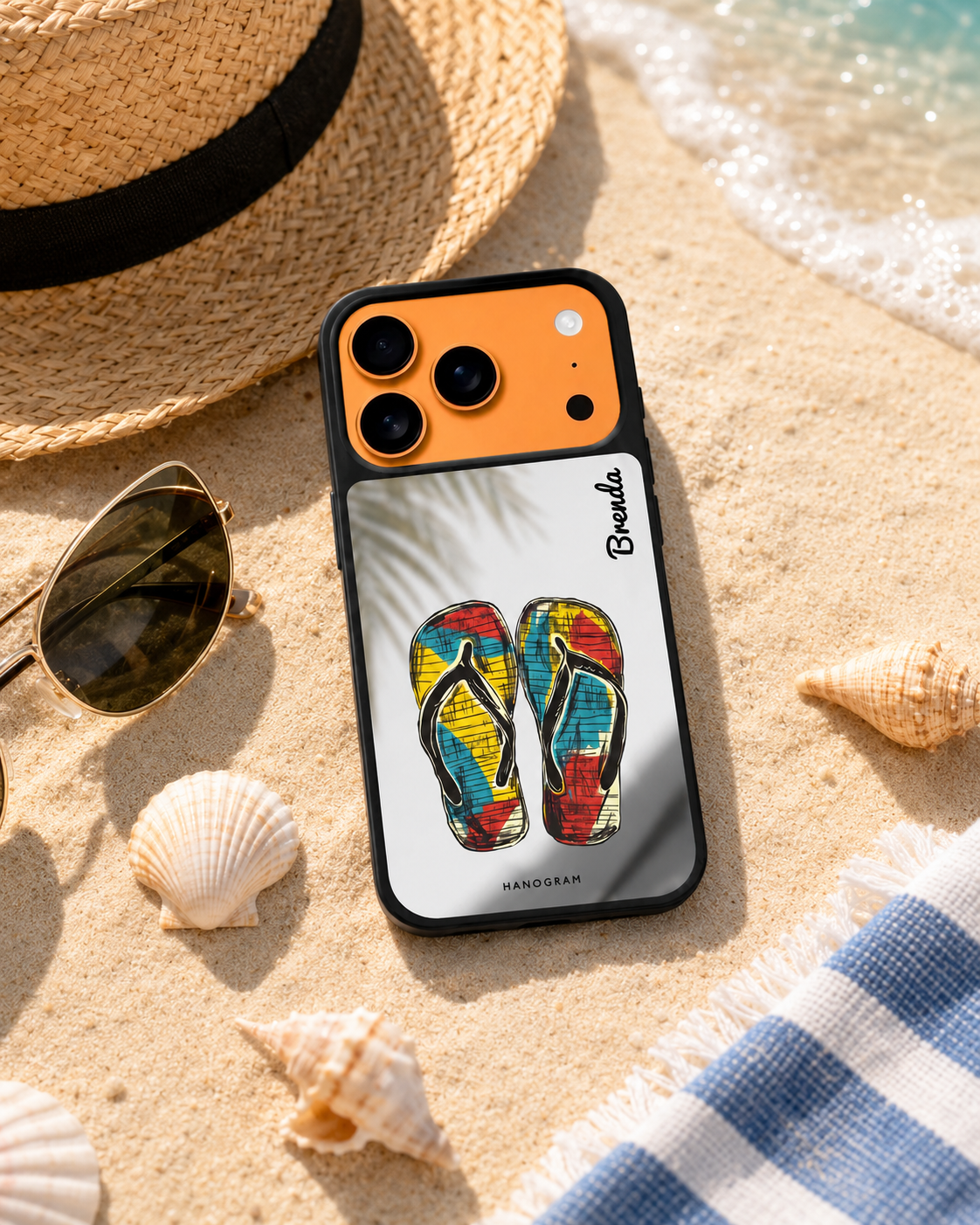 HANOGRAM personalized mirror phone case