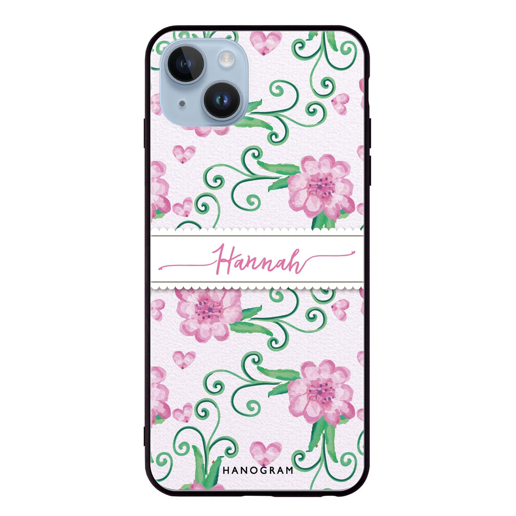 The Dancing Flower iPhone 14 Plus Glass Case