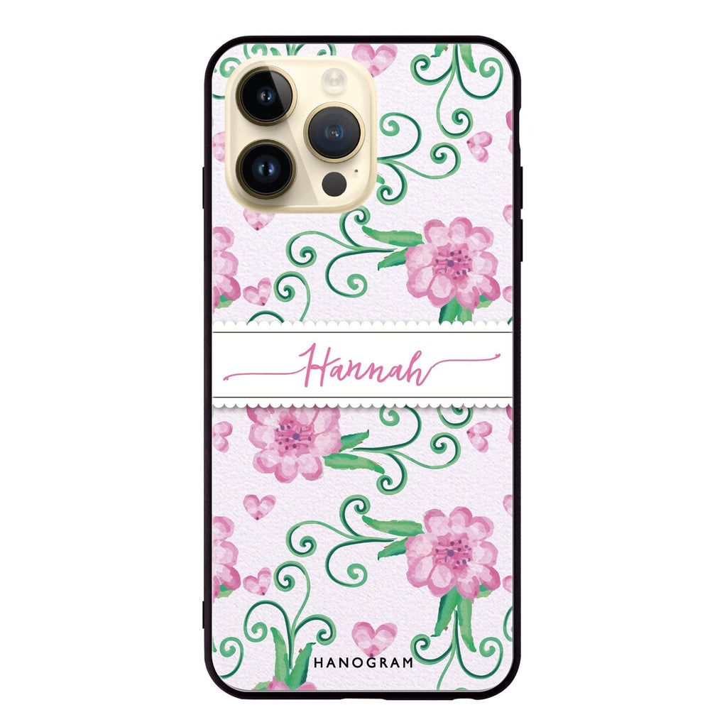 The Dancing Flower iPhone 13 Pro Max Glass Case