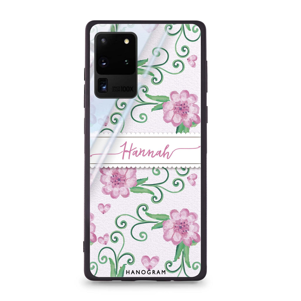 The Dancing Flower Samsung Glass Case