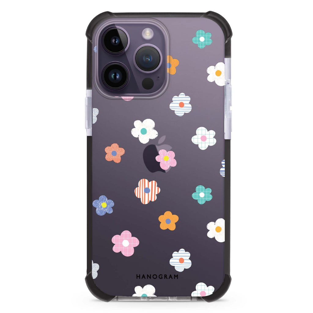 Floral Pattern iPhone 14 Pro Ultra Shockproof Case