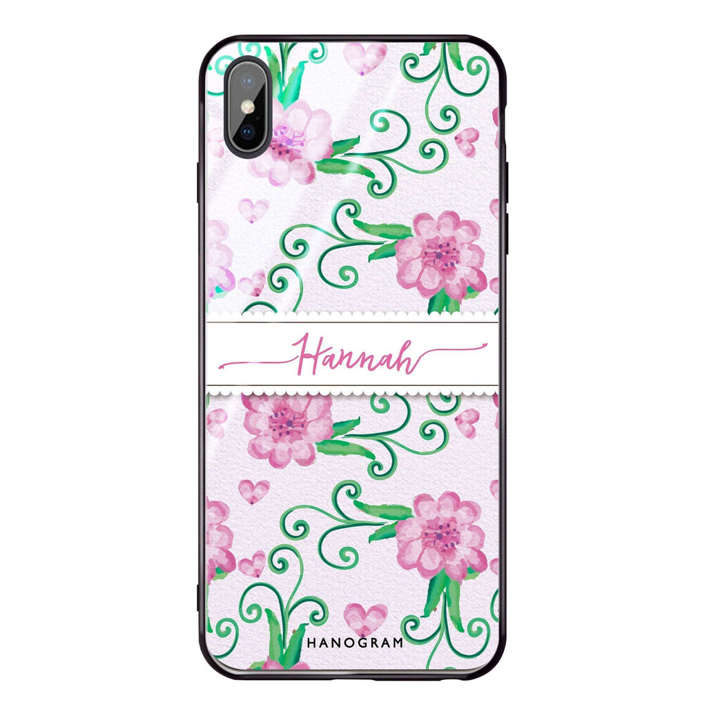The Dancing Flower iPhone XS Glass Case