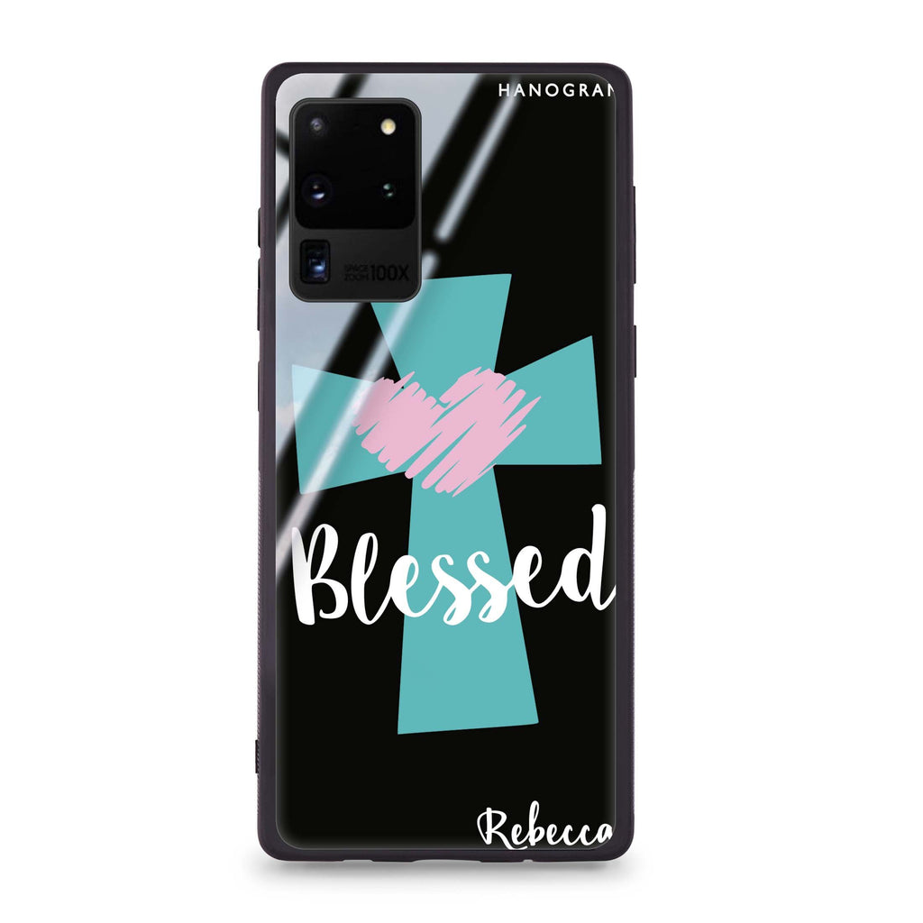 Blessed Samsung Glass Case